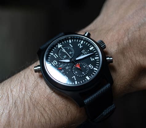 iwc 3789 vs 3799|Owner Review: IWC Pilot’s Watch Double Chronograph Top Gun.